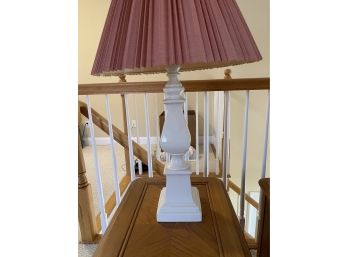 Lamp With Pink Shade