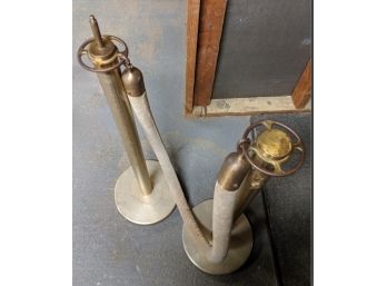 Elegant Gold Colored Brass Stanchions 69' X 39'