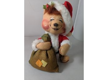 Annalee Doll: Santa Mouse 1965 From Meredith,, New Hampshire With 2 Original Tags