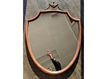 Regal Antique Mirror Federal Style With Urn Top Finial