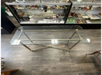 Lovely Glass Top End Table For Sofas Or Your Entry Hallway