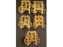 Amazing Collection Of Vintage Brass Mantle Clock Movements, Some From USA