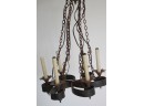 Vintage Iron Hanging Lamp Restoration Project