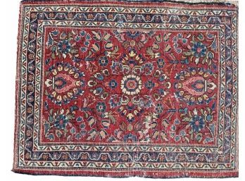 Small Vintage Persian Rug  (L) 30' X 23'