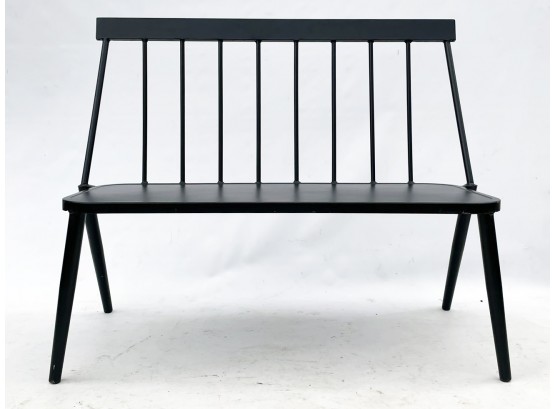 A Modern Metal Industrial Chic Bench