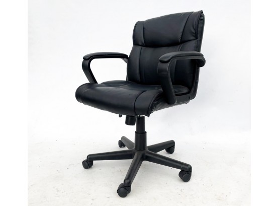 A Black Executive Chair In Leatherette