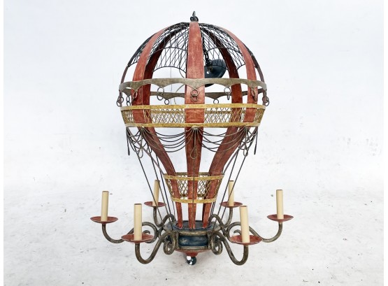 A Vintage Balloon Form Chandelier