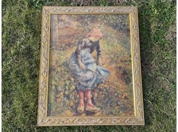 An Original Impasto Oil On Canvas, Signed, Dated 1981