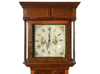 A Late 18th Century Georgian Marquetry Grandfather Clock