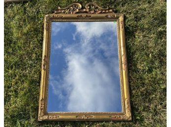 An Antique Gilt Framed Mirror