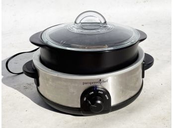 A Pampered Chef Slow Cooker