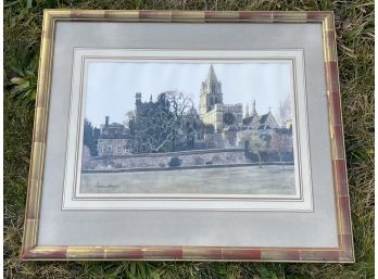 A Cathedral Print, Signed Doyle, Numbered