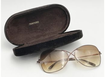 Tom Ford Sunglasses With Hardcase Light Brown Tint