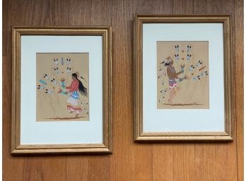 Navajo Artist Harrison Begay Collectable Framed Art Prints