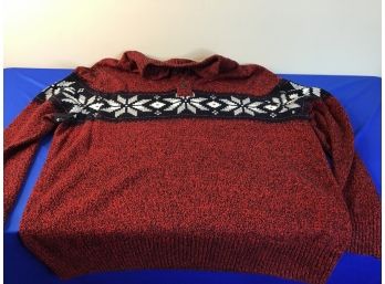 American Eagle Outfitters Size Xxl Sweater Red Black And White