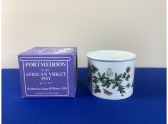 The Botanic Garden Circa 1818 Portmeirion African Violet Pot