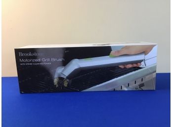 Brookstone Motorized Grill Brush With Steam Cleaning Power