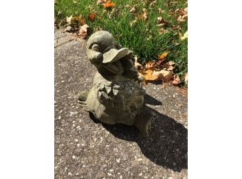 Concrete Laughing Duck Garden Statue