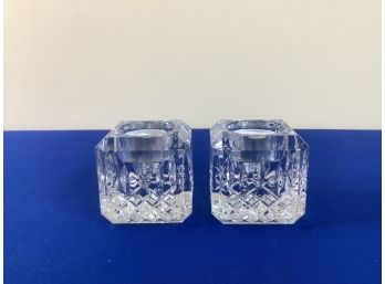 Waterford Crystal  Tea Light Candle Holders