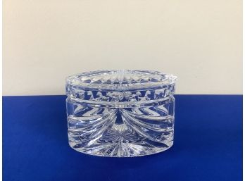 Waterford Crystal Glass Jar With Lid