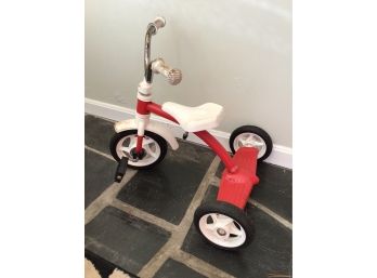 Pony Red And White Tricycle