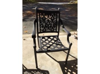 Black Patio Arm Chair
