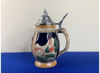 Early Beer Stein With Lid  #1