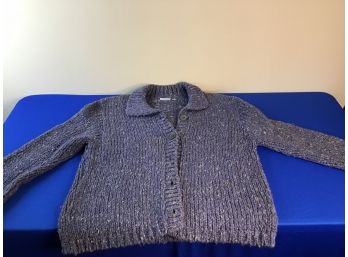 Habitat Clothes To Live In Purple-ish Button Up Sweater