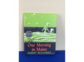 Signed One Morning In Maine Book