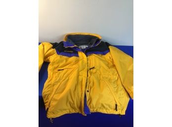 Yellow And Purple Columbia Jacket