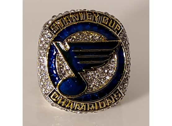 2019 ST. Louis Blues Stanley Cup Replica Ring Ryan O'Reilly Size 13