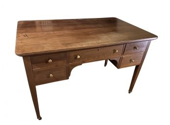 Vintage Two-sided Partners Wooden Desk