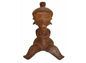 Pre-Columbian Style Sculpture Of Woman