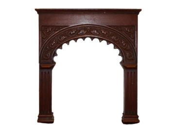 Triumph Tower Style Carved Wood