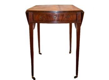 Beautiful Drop Leaf Table With Drawer