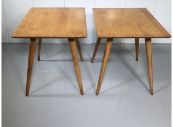 Fantastic Authentic PAUL McCOBB Side / End Tables - Original Finish - Estate Fresh - Super Desirable Tables