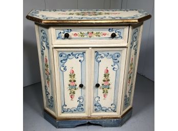 Wonderful Vintage Cabinet - All Hand Painted In Florence - BEAUTIFUL PIECE - Made In Italy - Fantastic Piee