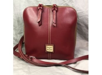 Fabulous DOONEY & BOURKE All Red Leather Purse - GREAT Bag GREAT Size - Very Nice Condition - GREAT GIFT !