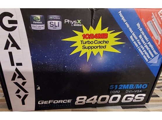 Galaxy GEForce 8400GS 512MB Graphics Card