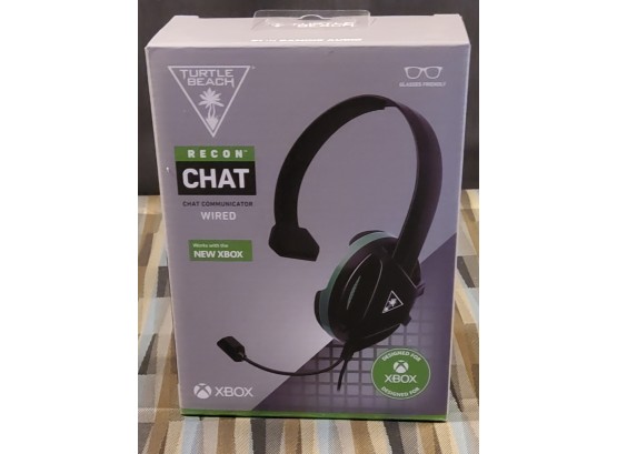 Brand New Turtle Beach Recon Chat Wired Headset For Xbox