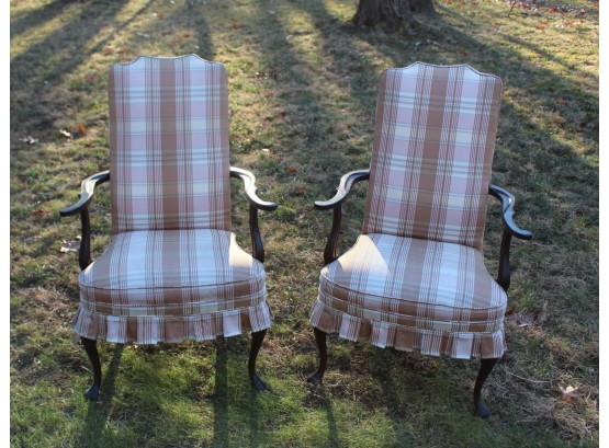 Beautiful Pair Of Upholstered Chairs