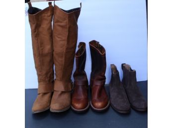 Collection Of Leather & Suede Boots