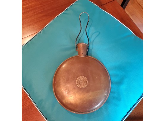 Vintage Brass Cello Sanitary Hot Water Bottle AS Campbell Co Boston