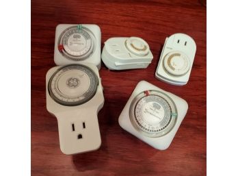 Lot Of 5 Electric Timer Gadgets