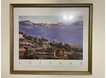 Large Framed Wall Art Poster: Cezanne