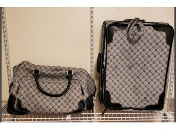 Two Well Made Ralph Lauren Travel Bags - Luggage Both With Wheels For Easy Travel