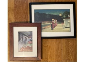 Lot Of Two Framed Prints