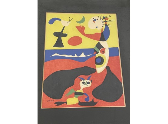 Joan Miro Original Lithograph ( Not A Repro)  Title  L'ete Summer.