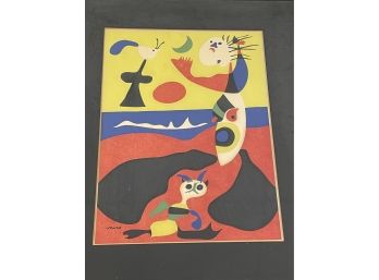 Joan Miro Original Lithograph ( Not A Repro)  Title  L'ete Summer.