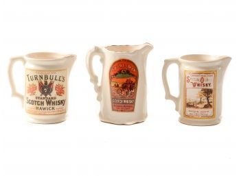 Staffordshire Handcrafted Vintage Whiskey Pitchers
